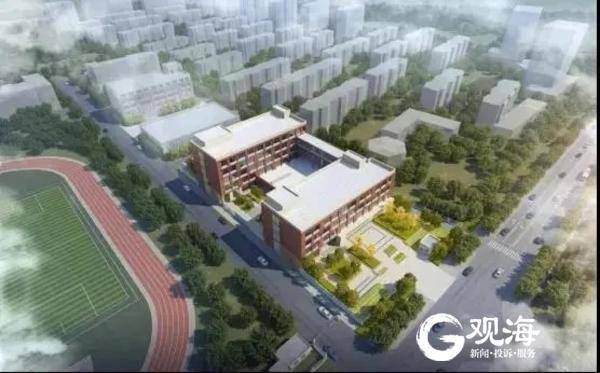城阳第二十中小学部建设进展喜人 规划24个教学班主体已封顶，宏通集团承建优质教育工程